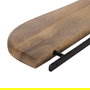 Estante Miel Madera de Mango Decoración 100 X 17 X 3 cm