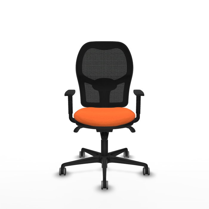 PIQUERAS Y CRESPO Silla de oficina Jorquera Naranja y Negro