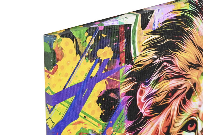 DKD Home Decor Cuadro León Tigre Multicolor Lienzo MDF 70 x 50 x 1.8 cm (2 Unidades) DKD Home Decor Cuadro León Tigre Multicolor Lienzo MDF 70 x 50 x 1.8 cm (2 Unidades)