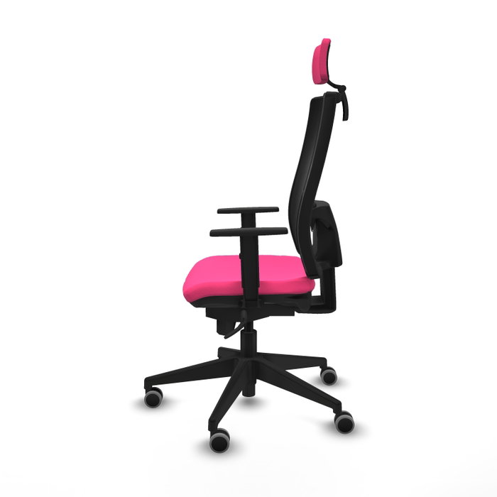 PIQUERAS Y CRESPO Silla de oficina Horna Rosa y Negro PIQUERAS Y CRESPO Silla de oficina Horna Rosa y Negro