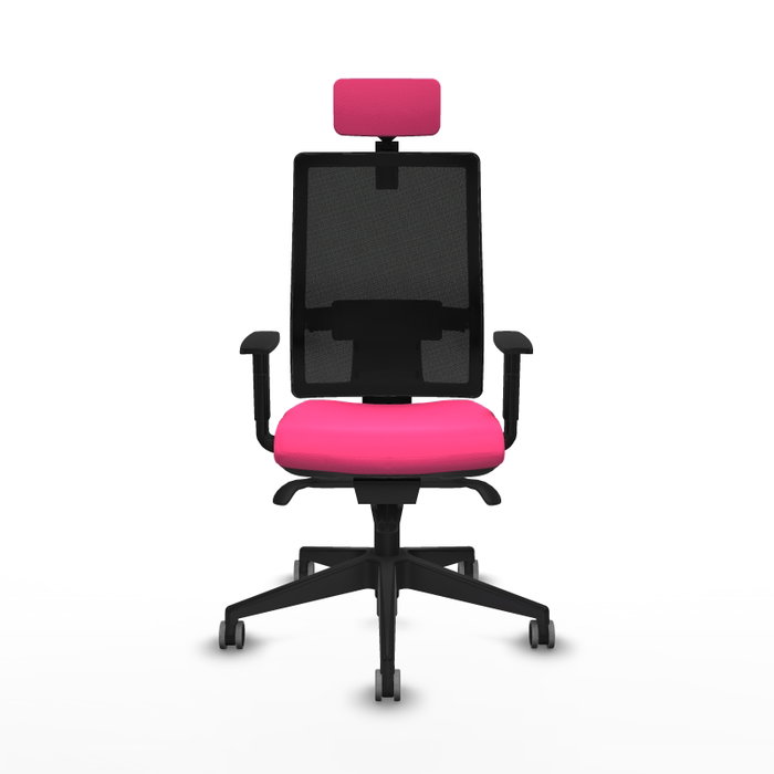 PIQUERAS Y CRESPO Silla de oficina Horna Rosa y Negro PIQUERAS Y CRESPO Silla de oficina Horna Rosa y Negro