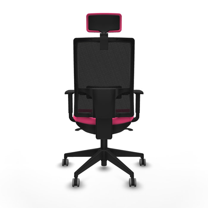 PIQUERAS Y CRESPO Silla de oficina Horna Rosa y Negro PIQUERAS Y CRESPO Silla de oficina Horna Rosa y Negro