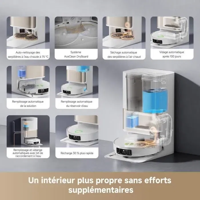 Dreame L50 Pro Ultra Robot aspirador con vaciado y limpieza automáticos de mopas - 19.500 Pa