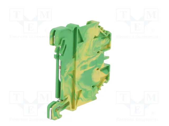 WIELAND Conector de carril TS35 amarillo-verde