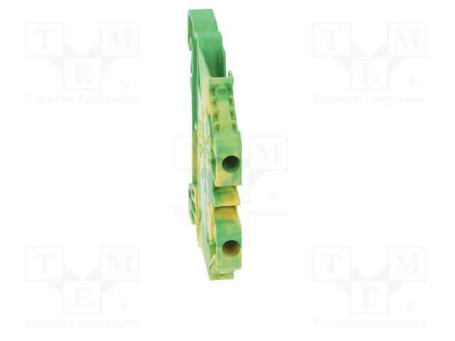WIELAND Conector de carril TS35 amarillo-verde
