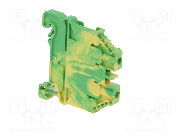 WIELAND Conector de carril TS35 amarillo-verde