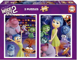EDUCA BORRAS Puzzle 2x500 Piezas Inside Out 2
