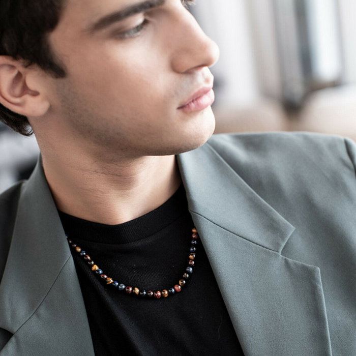 Collar Hombre Albert M. WSOX00476.AZZ Collar Hombre Albert M. WSOX00476.AZZ