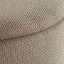 Versa Puff con almacenamiento beige 44x40 cm