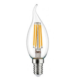 Synergy21 Synergy 21 LED Retrofit E14 Kerze milchig geschweift 4,5W ww dimmbar