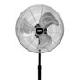 Edm Ventilador industrial de pie Negro/cromado 80 W ø50 cm