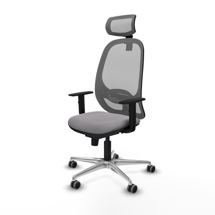 PIQUERAS Y CRESPO Silla de oficina Cilanco con mecanismo Sincro Gris PIQUERAS Y CRESPO Silla de oficina Cilanco con mecanismo Sincro Gris