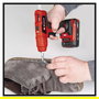 Einhell TE-CG 18 Li - Pistola de Silicona Caliente a Batería, 18V, Ion-Litio, Negro/Rojo, Incluye 5 Barras de Pegamento