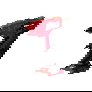 Einhell TE-CG 18 Li - Pistola de Silicona Caliente a Batería, 18V, Ion-Litio, Negro/Rojo, Incluye 5 Barras de Pegamento Einhell TE-CG 18 Li - Pistola de Silicona Caliente a Batería, 18V, Ion-Litio, Negro/Rojo, Incluye 5 Barras de Pegamento