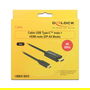 DeLOCK Cable USB-C a HDMI-A con DP Alt Mode 4K a 60 Hz, 3 Metros, Negro - Ref. DP-Alt Mode