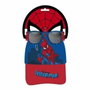 Cerdá Set de Gorra y Gafas de Sol Spiderman Azul