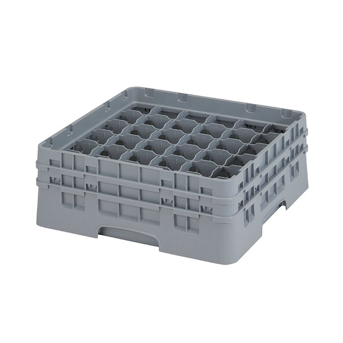 CAMBRO Cesta de lavado 36 compartimentos 2 alturas Gris claro CAMBRO Cesta de lavado 36 compartimentos 2 alturas Gris claro