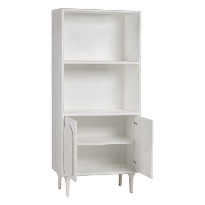 Ixia Librería Beret Blanco DM-Madera 80 x 40 x 175 cm