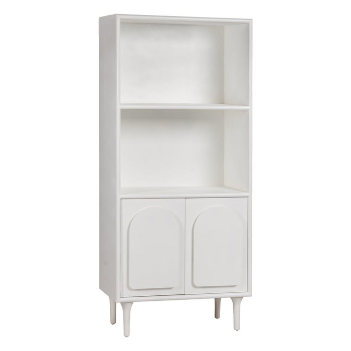 Ixia Librería Beret Blanco DM-Madera 80 x 40 x 175 cm
