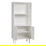 Librería Blanco Dm-Madera 80 X 40 X 175 cm