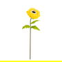 Flor Anémona Amarillo Artificial 30 X 30 X 115 cm (Set de 2)