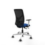PIQUERAS Y CRESPO Silla de oficina Motilla con mecanismo Sincro/Traslack Azul