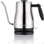 Bodum BISTRO Hervidor eléctrico con pico largo, 1.0 l, Acero Inoxidable