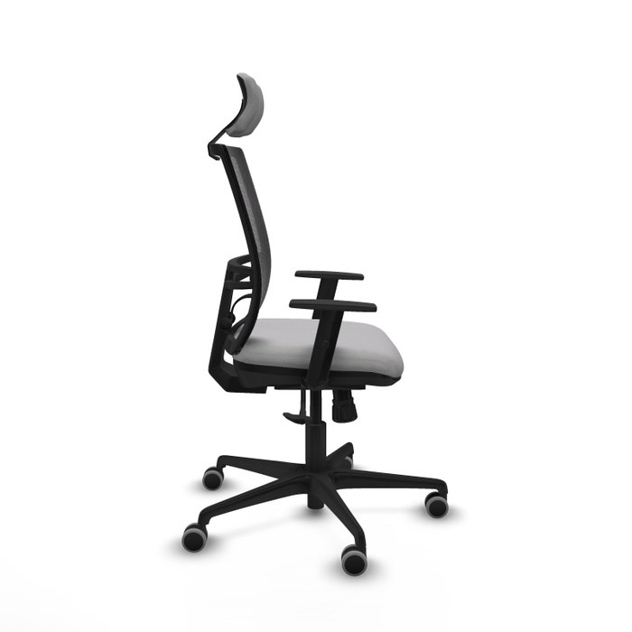 PIQUERAS Y CRESPO Silla de oficina Yunquera Gris claro y Negro PIQUERAS Y CRESPO Silla de oficina Yunquera Gris claro y Negro
