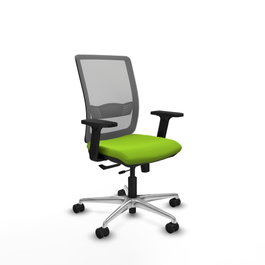 PIQUERAS Y CRESPO Silla de oficina Haches Pistacho y Gris