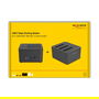 DeLOCK 64332 Docking Station USB para 3 Unidades HDD/SSD SATA III con Función Clonado 1:2, USB 3.2 Gen 1, Plug and Play, Compatible Windows/Mac/Linux