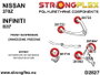 StrongFlex STF281964B Brazo Delantero Inferior - Trasero Silentblock Alta Flexibilidad Resistencia Carga Dinámica Temperatura Aceites Ácidos Solventes Clima