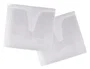 Q-connect Sobre para 2 CD polipropileno con solapa multitaladro, pack de 40 unidades