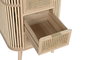 DKD Home Decor Cajonera Abeto Ratan Natural y Dorado
