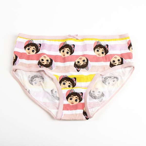 Cerdá Pack Braguitas Single Jersey 5 Piezas Gabby's Dollhouse T02/03 Talla 2 a 3 Años Multicolor