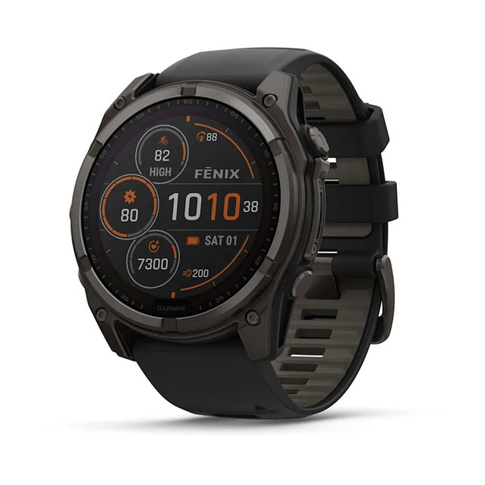 Garmin fenix 8 51mm Solar Graphit/Titan Carbongrau