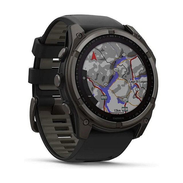 Garmin fenix 8 Solar 51mm Graphit/Titan Carbongrau