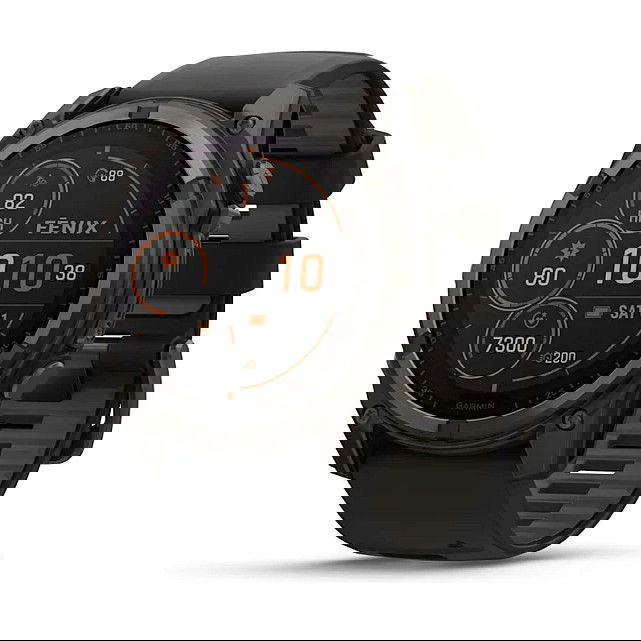 Garmin Fenix 8 51mm Reloj Inteligente Deportivo con Pantalla Solar Táctil de Zafiro, GPS, 32 GB, Pulsómetro, Resistencia al Agua 10 ATM, Banda de Silicona Negra Garmin Fenix 8 51mm Reloj Inteligente Deportivo con Pantalla Solar Táctil de Zafiro, GPS, 32 GB, Pulsómetro, Resistencia al Agua 10 ATM, Banda de Silicona Negra