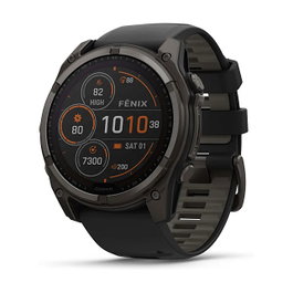 Garmin fenix 8 Solar 51mm Graphit/Titan Carbongrau