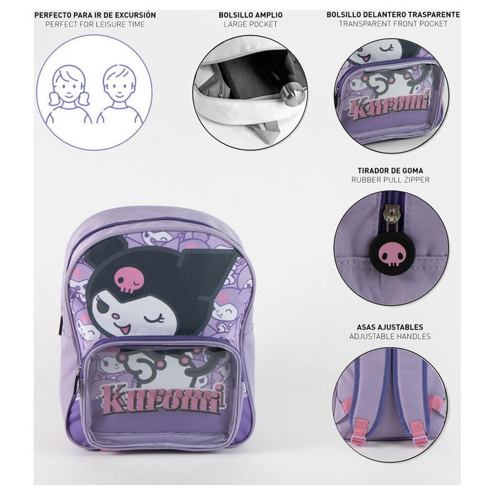 Cerdá Mochila Infantil Hello Kitty Kuromi Púrpura