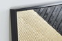 DKD Home Decor Cuadro Moderno Geométrico Dorado Negro Lienzo PS 93 x 123 x 3.5 cm (2 Unidades)