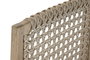DKD Home Decor Sillón de Teca y Fibra Trenzado a Mano Natural