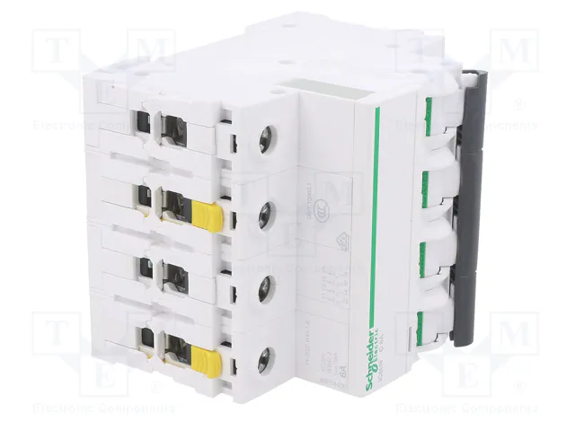 SCHNEIDER ELECTRIC iC60N ACTI9 MCB 4 Polos 6A Curva C