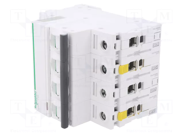 SCHNEIDER ELECTRIC iC60N ACTI9 MCB 4 Polos 6A Curva C