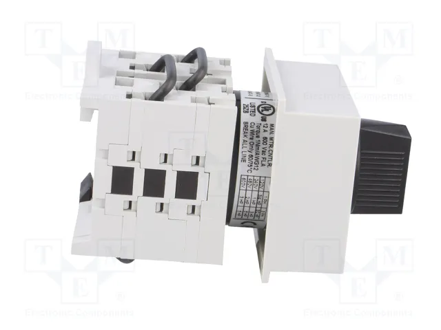 LOVATO ELECTRIC Interruptor de leva de voltímetro 16A 7 posiciones para raíl DIN LOVATO ELECTRIC Interruptor de leva de voltímetro 16A 7 posiciones para raíl DIN