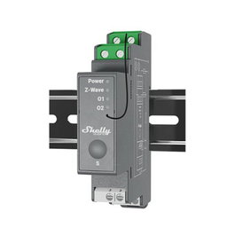 Shelly Wave Pro 2 Relé Z-Wave 25A Montaje Carril DIN