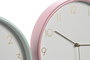 DKD Home Decor Reloj de Pared Basicos Lila, Verde Menta, Coral 3 Unidades 4.3 x 25.5 x 25.5 cm