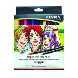 Rotulador Lyra Aqua Brush Duo Manga Estuche De 12