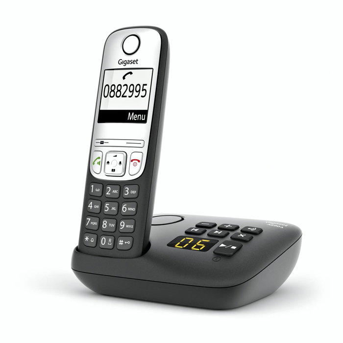 Gigaset A690A Trio con contestador automático - Negro/Plata