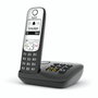 Gigaset A690A Trio con contestador automático - Negro/Plata