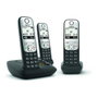Gigaset A690A Trio con contestador automático - Negro/Plata